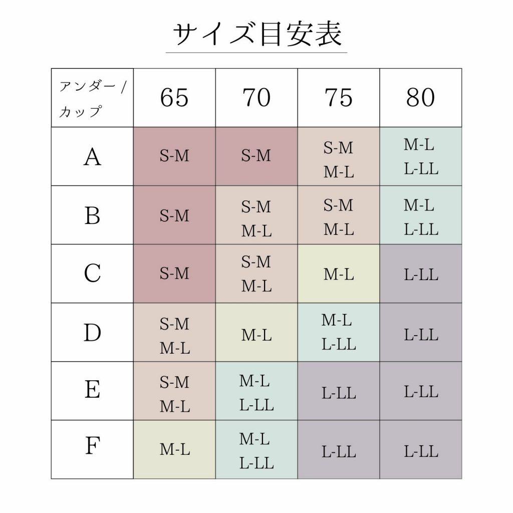 ご自身のサイズに合わせて適切なサイズを選びましょう。